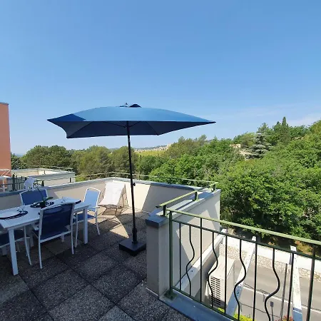 Appartement Le Blanc-Martel - Piscine, Climatisation&Parking à Gréoux-les-Bains Extérieur photo